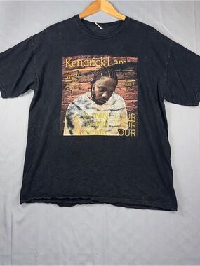 Kendrick Lamar Shirt Mens XL Black The Damn Tour 2017 Graphic Tee Hip Hop